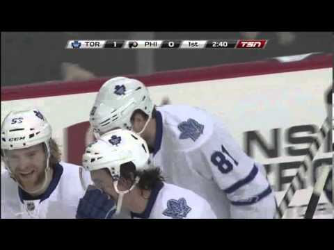 Kessel 1-0 Goal - Maple Leafs vs. Flyers - Feb/25/2013