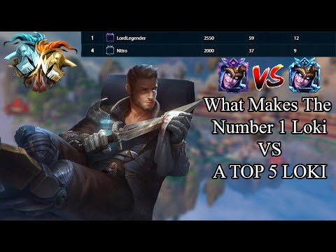 Smite S9 Duel: #1 GM Border Loki vs a Top 5 Loki