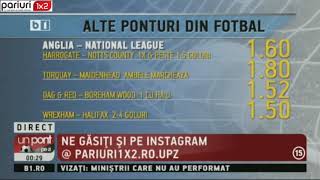 ALTE PONTURI: Astăzi, TOP 13 ponturi din fotbal și tenis!