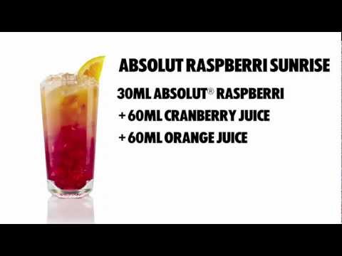 How to: ABSOLUT Raspberri Sunrise