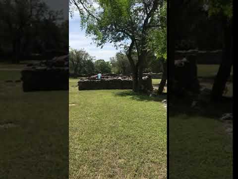 Near the park entrance check in. This is inside the church grounds