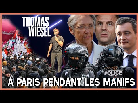 À Paris pendant les manifs