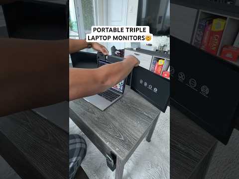 portable triple monitor setup on a MacBook is possible??!! 🤔