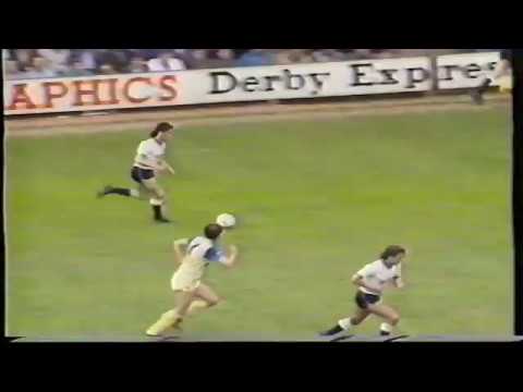 1986-87 Derby County 2 Leeds Utd 1 + promotion celebrations 02/05/1987
