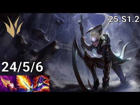 Diana Jungle vs Lee Sin - EUW Master | Patch 25.S1.2