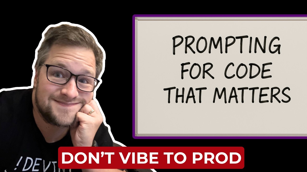 This is how you should use AI to code | don’t just vibe to production.