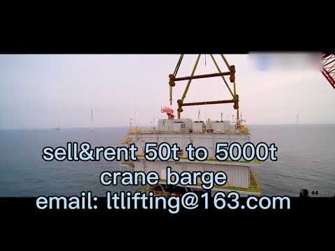 charter crane barge 50t to 5000t floating crane sale buy sell rent crane ship