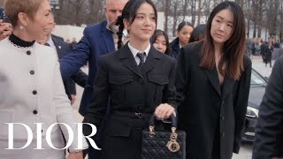 Dior Stars at the Dior Autumn-Winter 2024-2025 show