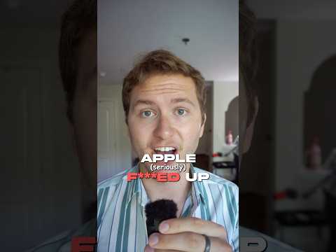 Apple Messed Up... Again