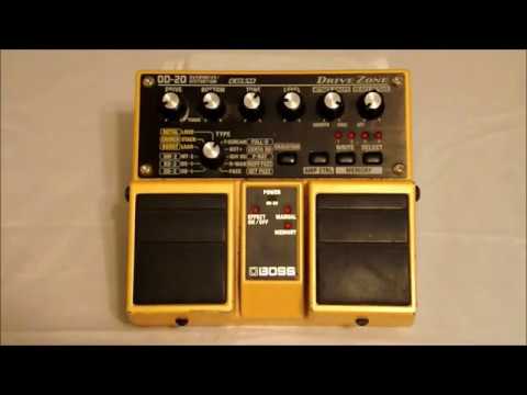 Boss OD20 Effect Pedal and Demo