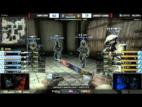 Tempo Storm vs Luminosity, Game 2 (CEVO-P LAN Finals CS:GO Season 7) - dustmouret & sabo