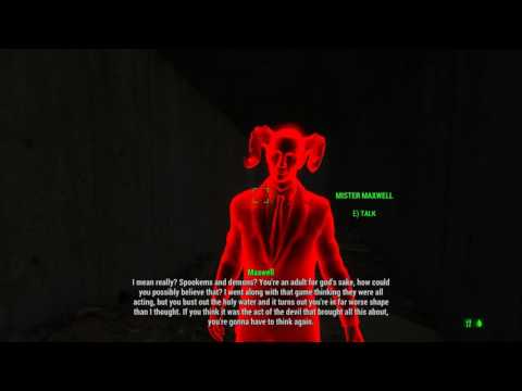 Fallout 4 - Maxwell's World - Maxwell Boss Fight - Bad ending - No survivors