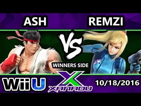 S@X 172 - Ash (Ryu) Vs. EZG | Remzi (Zero Suit Samus) - SSB4 Tournament - Smash Wii U - Smash 4
