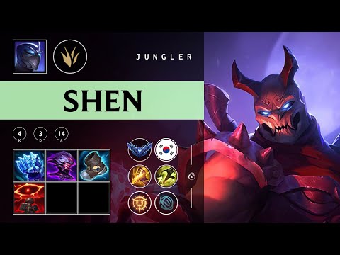 Shen Jungle vs Lee Sin - KR Diamond Patch 25.24