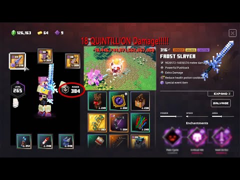 Making The Most BROKEN OP Loadout In Minecraft Dungeons!!!