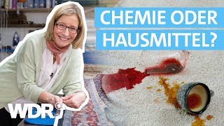 Flecken-Notfall: So reinigt ihr Sofa und Teppich richtig | Haushalts-Check | WDR