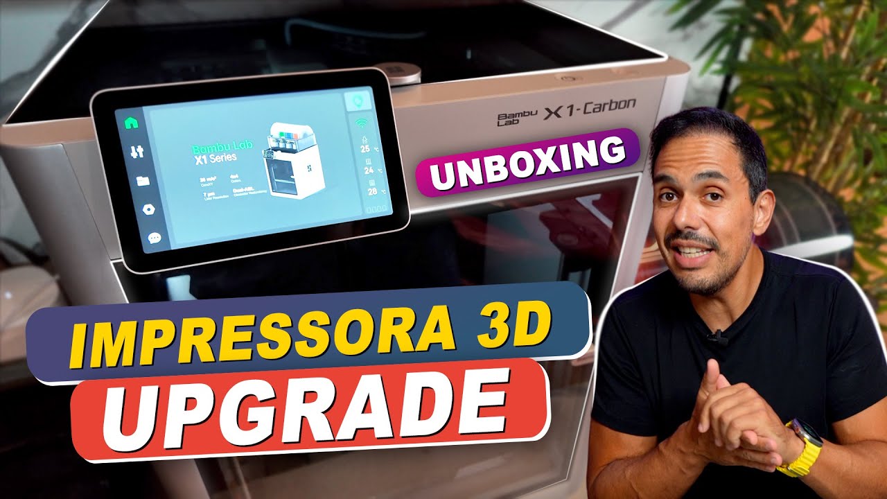 Upgrade da IMPRESSORA 3D Bambu X1 Carbon #macmasi #impressora3d #bambulabx1carbon #unboxing