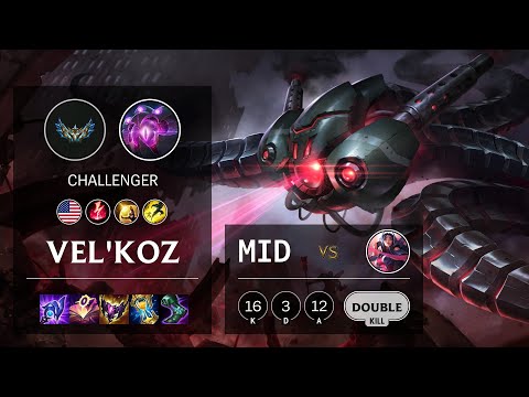 Vel'Koz Mid vs Irelia - NA Challenger Patch 12.5