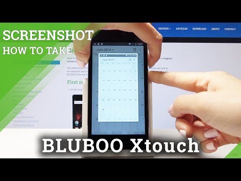 How to Capture Screen in BLUBOO Xtouch - Screenshot Tutorial