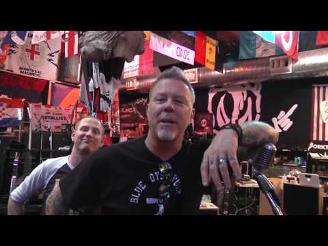 Corey Taylor and James Hetfield