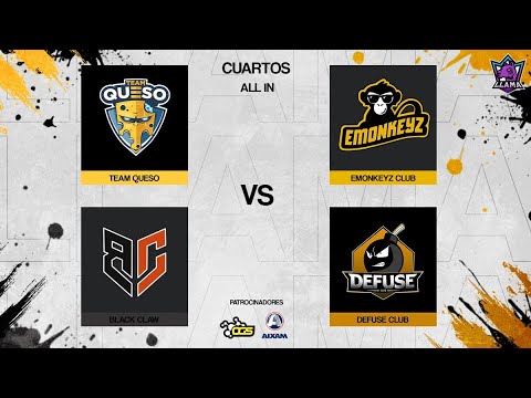 [CUARTOS] Llama League II: Team Queso VS eMonkeyz & Black Claw VS Defuse