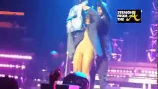Toni Braxton Wardrobe Malfunction New Jersey Performance 2013
