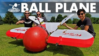 Building & Flying an Exercise Ball RC Plane! ????