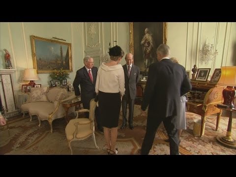 The Queen meets the Belgian royals
