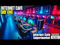 Day 1 Starting an Internet Cafe | Internet Cafe & Supermarket Simulator Gameplay | Part 1