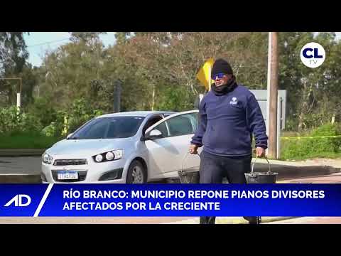 RÍO BRANCO: MUNICIPIO REPONE PIANOS DIVISORES AFECTADOS POR LA CRECIENTE.