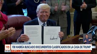 Inédito allanamiento del FBI a la mansión de Donald Trump