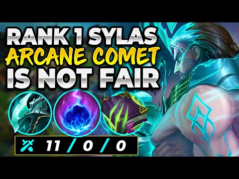 Arcane Comet is not fair... *Perfect Game* | Rank 1 Sylas | Armooon | League of Legends