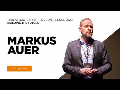 Markus Auer (ThreatQuotient) Invitation to RISK 2020 conference