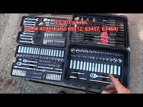Review After 3 Years of PITTSBURGH Mechanics 301 Pc. Tool Set Harbor Freight 45951 69312 63457 63464