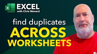 How to Find Duplicates Across Excel Worksheets