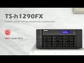 QNAP TS-h1290FX | All-flash 25GbE NAS for Multimedia Collaboration
