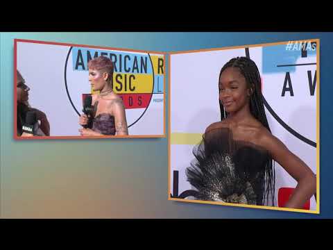 Halsey Red Carpet Interview - AMAs 2018
