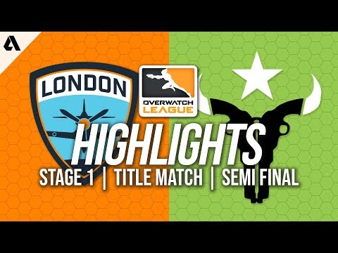 London Spitfire vs Houston Outlaws | Overwatch League Highlights OWL Semifinal Stage 1