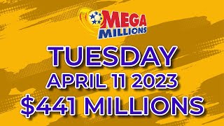 Mega Millions results April 11 2023 $$441 Millions   MrLotto