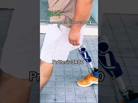 Prótesis de pierna con Rodilla 3R80 🦿#amputados #mexico