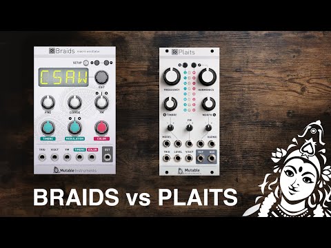 Mutable Instruments BRAIDS vs PLAITS!