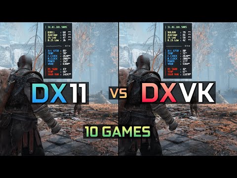 DX11 vs DXVK - Arc A750 | Test in 10 Games | 1080P