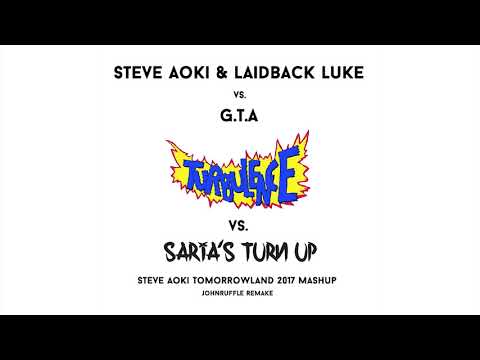 Turbulence vs Saria's Turn Up (Steve Aoki Tomorrowland Mashup) [johnruffle Remake]