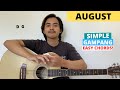 CHORD SIMPLE GAMPANG (August - Taylor Swift) (Tutorial Gitar) Easy Guitar Chords!