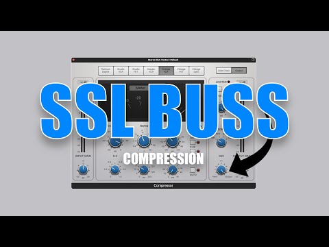 Use these settings for perfect mix BUSS compression