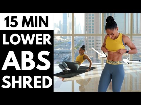 Lower Abs & Obliques Focus 🔥 | Small Waist Workout | 15mins (NO EQUIPMENT)