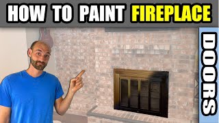 How to Repaint Fireplace Doors!