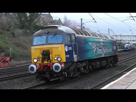Fantastic Few Hours At Lancaster Station Freight/Passenger Trains HST Rail Measuring Train WCML