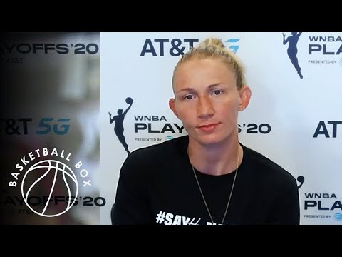 [WNBA Playoffs Round 1] Courtney Vandersloot Press Conference, CON vs CHI, September 15, 2020