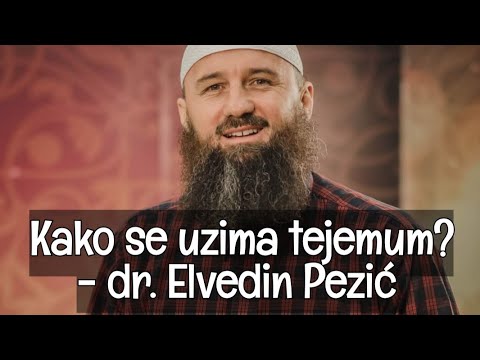 Kako se uzima tejemum? - dr. Elvedin Pezić